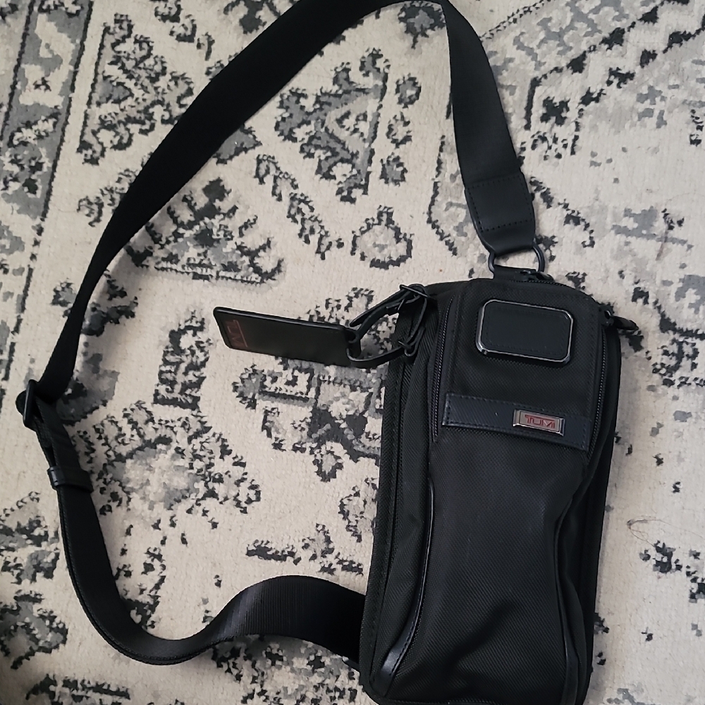 Tumi Black Men's Crossbody Bag